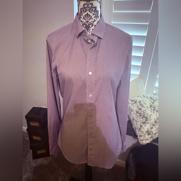 Blue Striped size small Shirt Armani Exchange - Picture 1 of 12